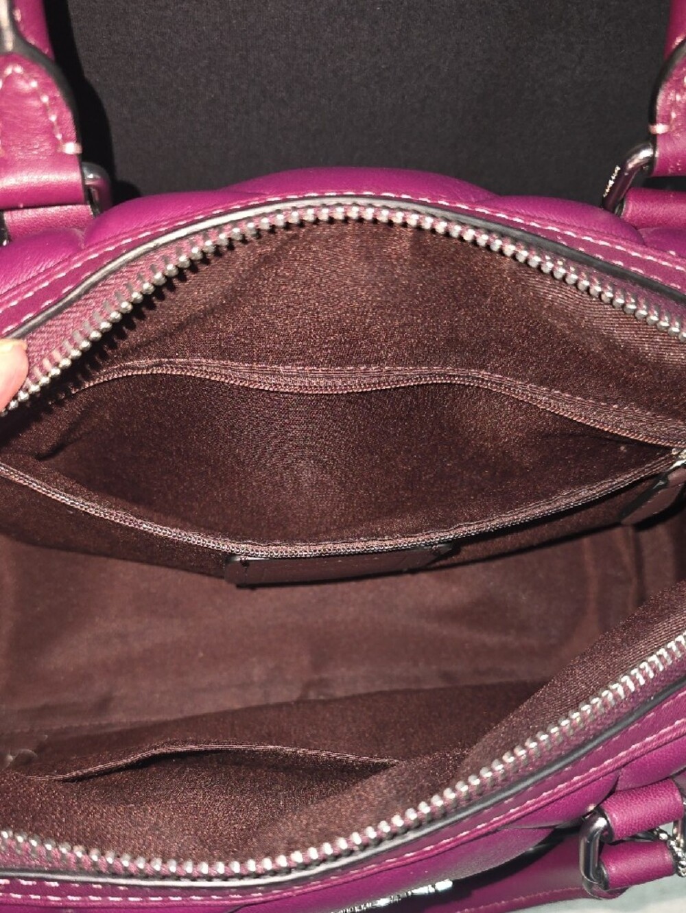 Coach 'Rowan' Puffy Diamond Quilting Satchel - Picture 8 of 9